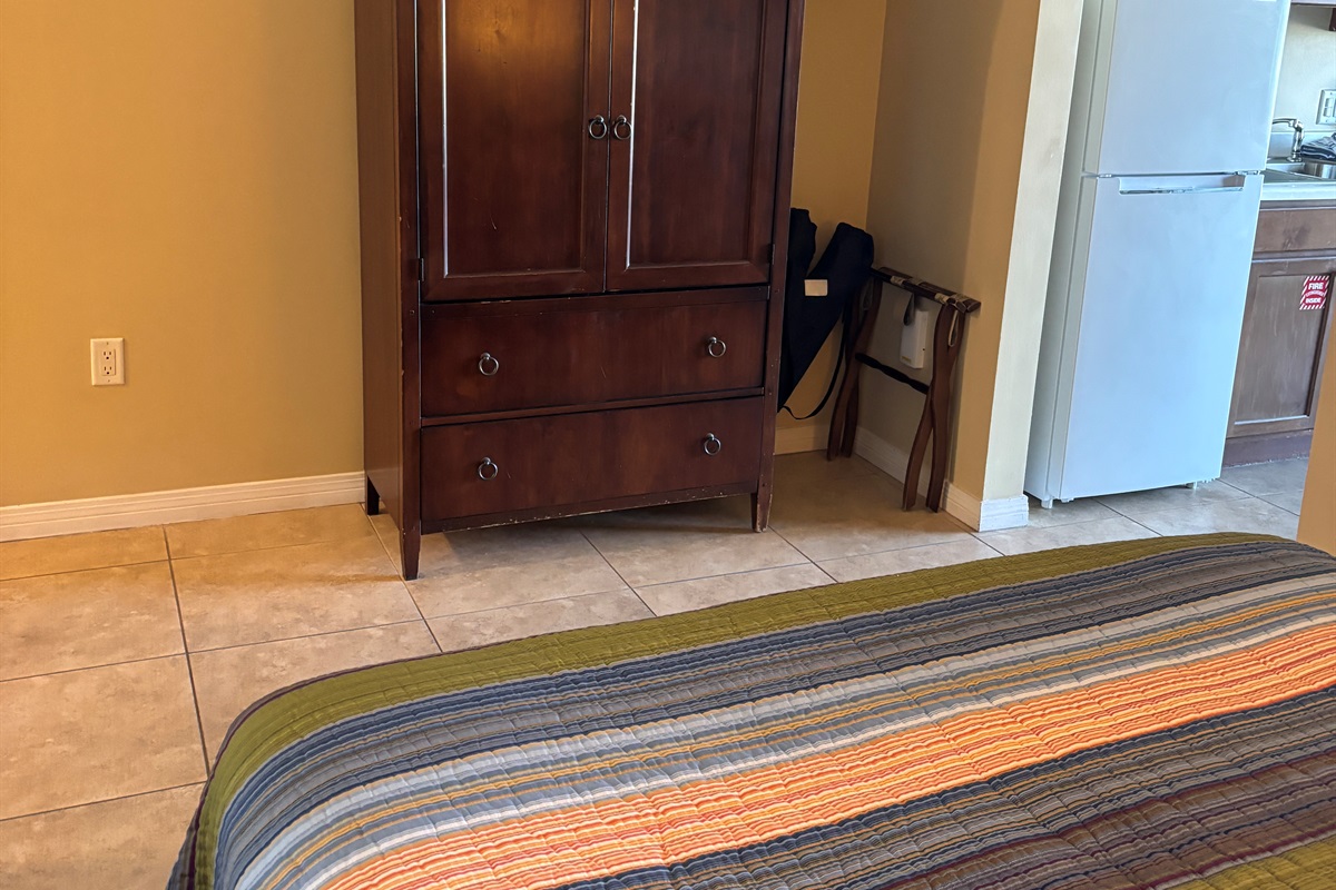 Bedroom area TV