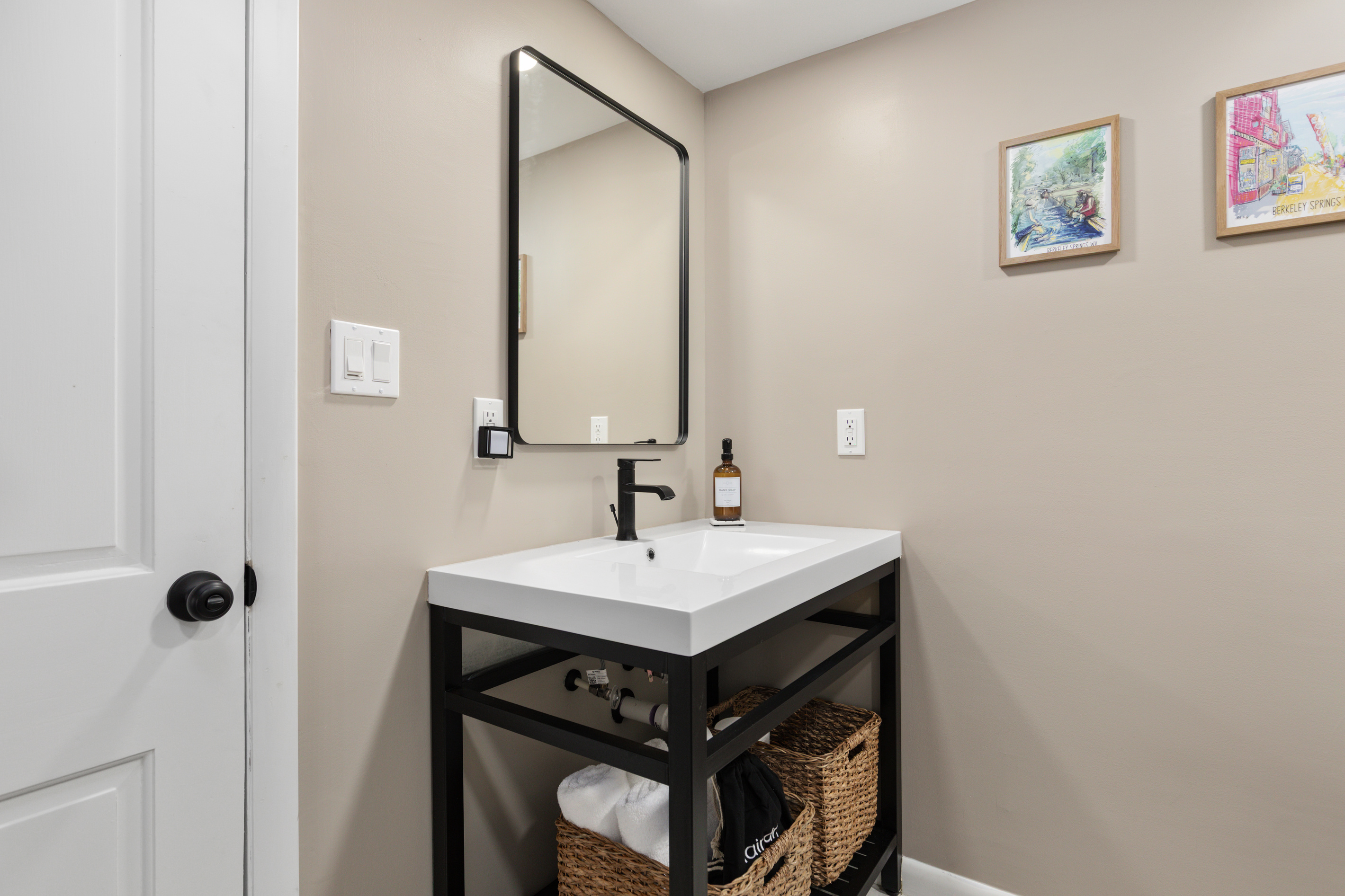 A second bath with a walk-in shower — perfect for busy mornings when everyone's getting ready at once.
