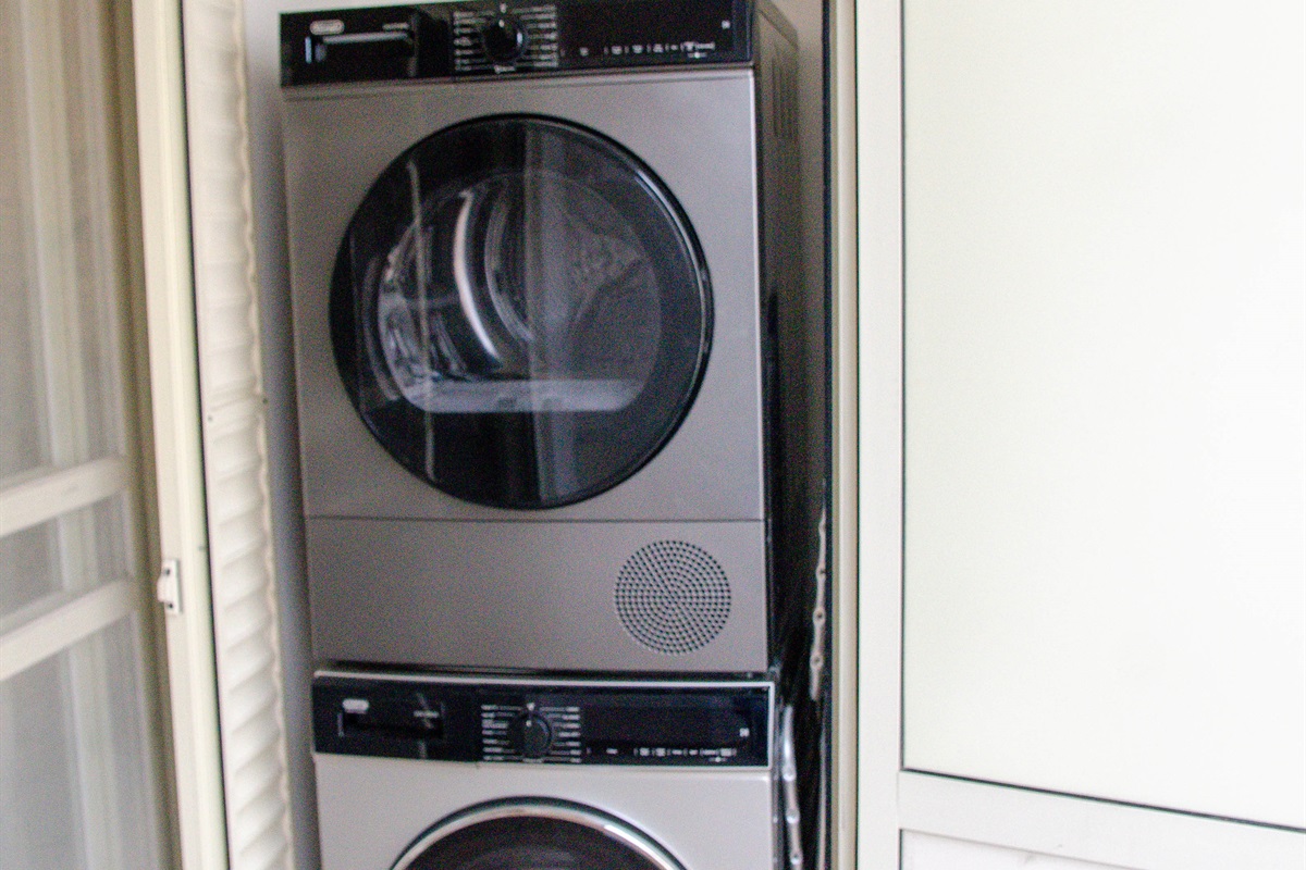 Washer Dryer on Master Balcony