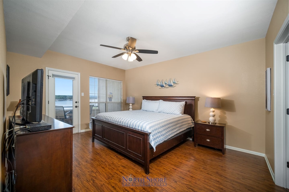 King Bed in Primary Bedroom