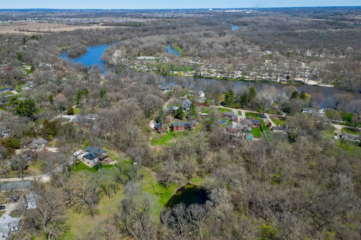 Property is located close to the Fox River.