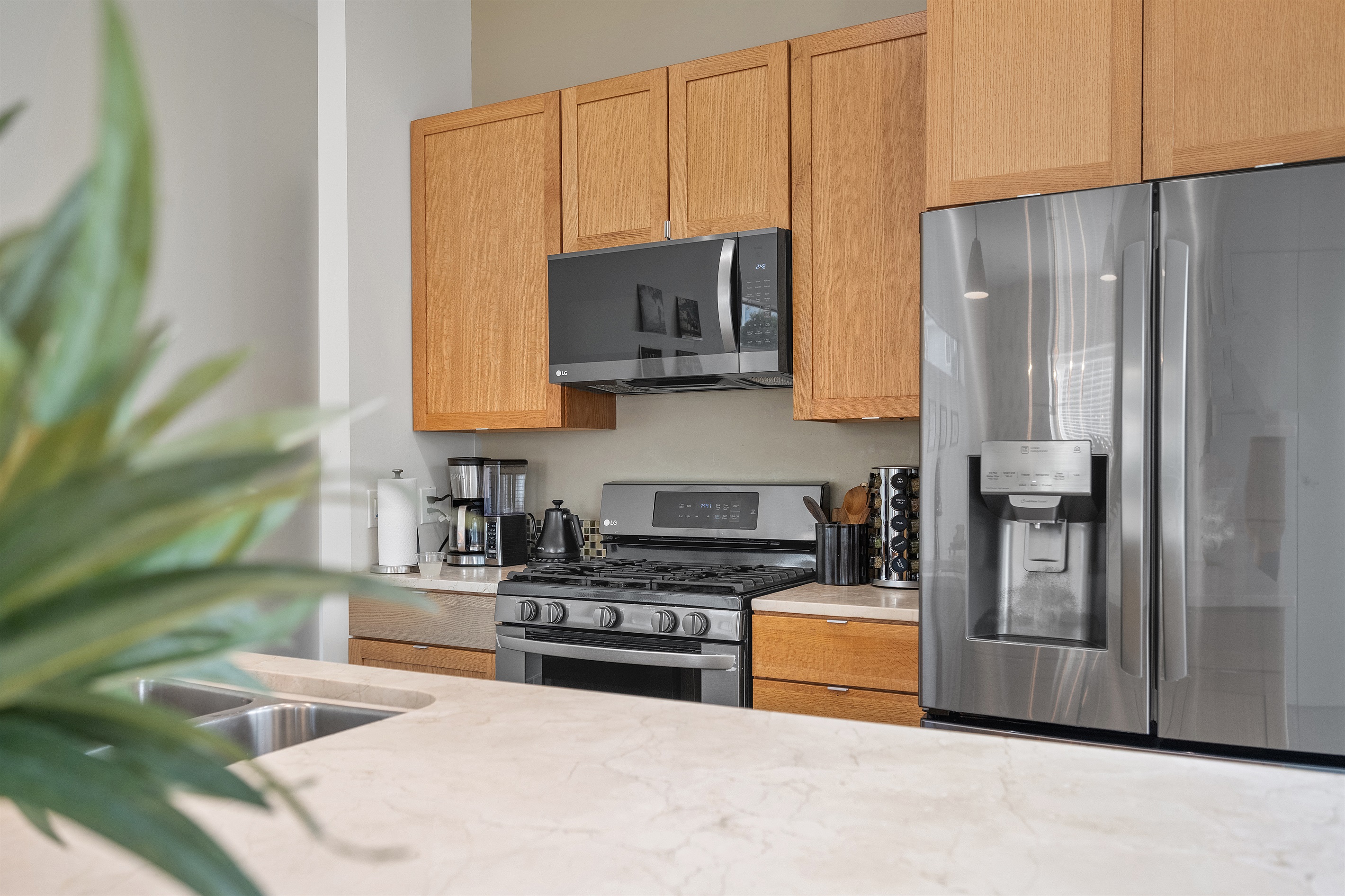 Everything you need to cook the perfect meal is provided.