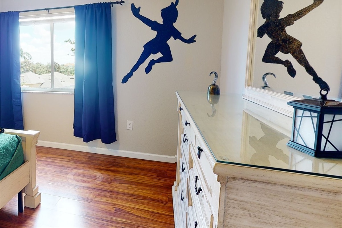 Even Peter Pan's shadow makes an appearance.