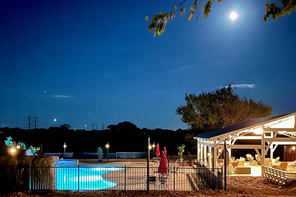 River Valley Place at night is pure country magic!