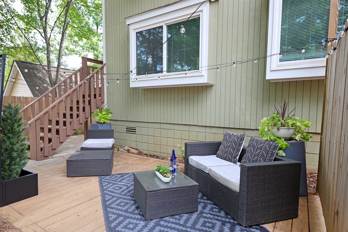 Back Patio-Shared by Unit A & B