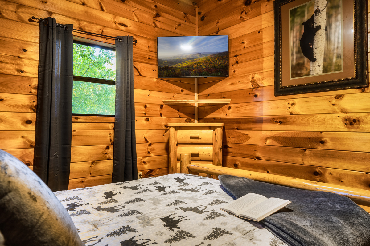 Cozy up with a good book, TV show or just call it a night in one of the lower level queen bedrooms.