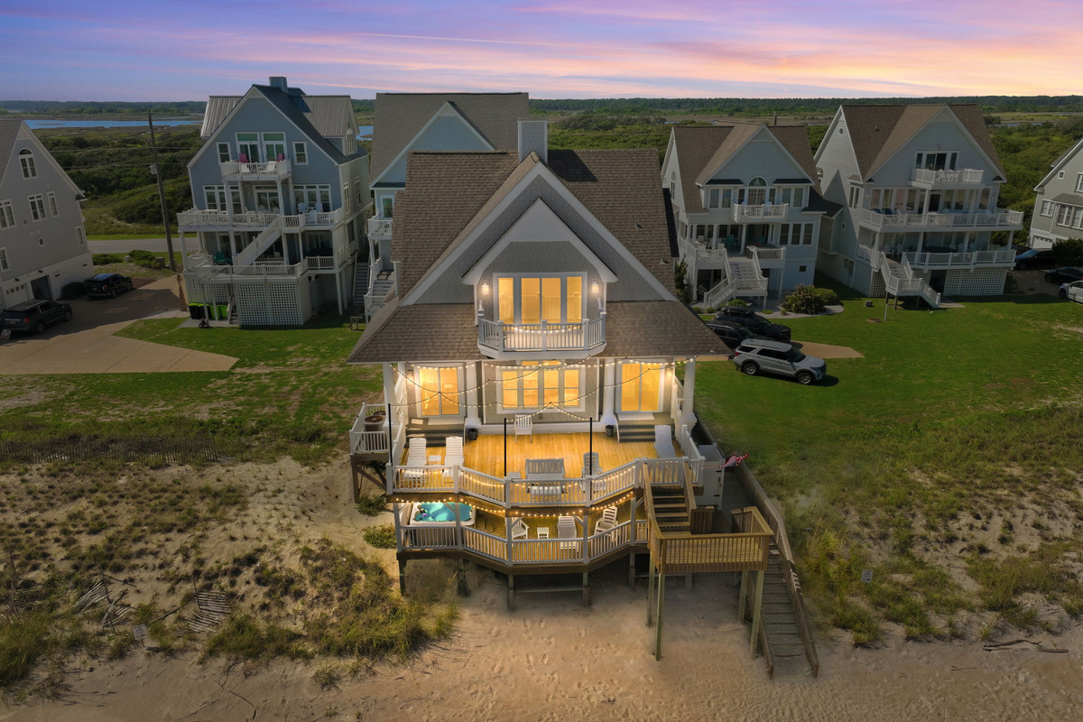 Twilight, ocean breezes, and three levels of coastal bliss... the perfect spot for making endless memories.