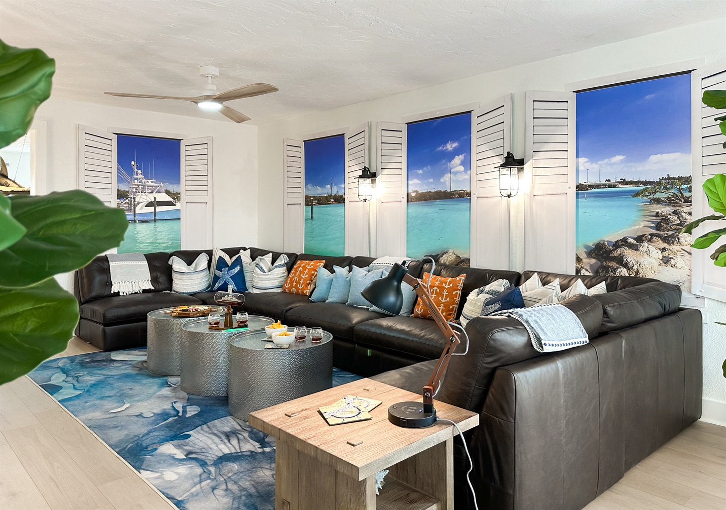 Custom outfitted and newly renovated interiors.