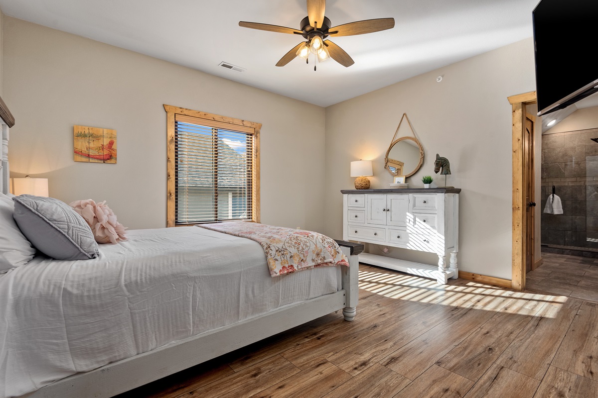 Upper level Queen bedroom #1