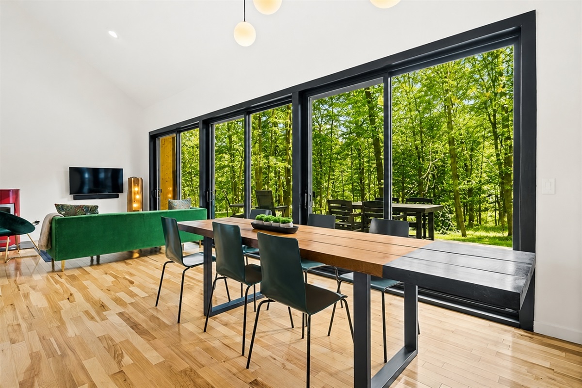 Step into a space designed for both functionality and style, where culinary creativity meets elegant dining. The open-concept kitchen is a chef’s dream, featuring sleek countertops, state-of-the-art appliances, and ample cabinetry for all your kitche