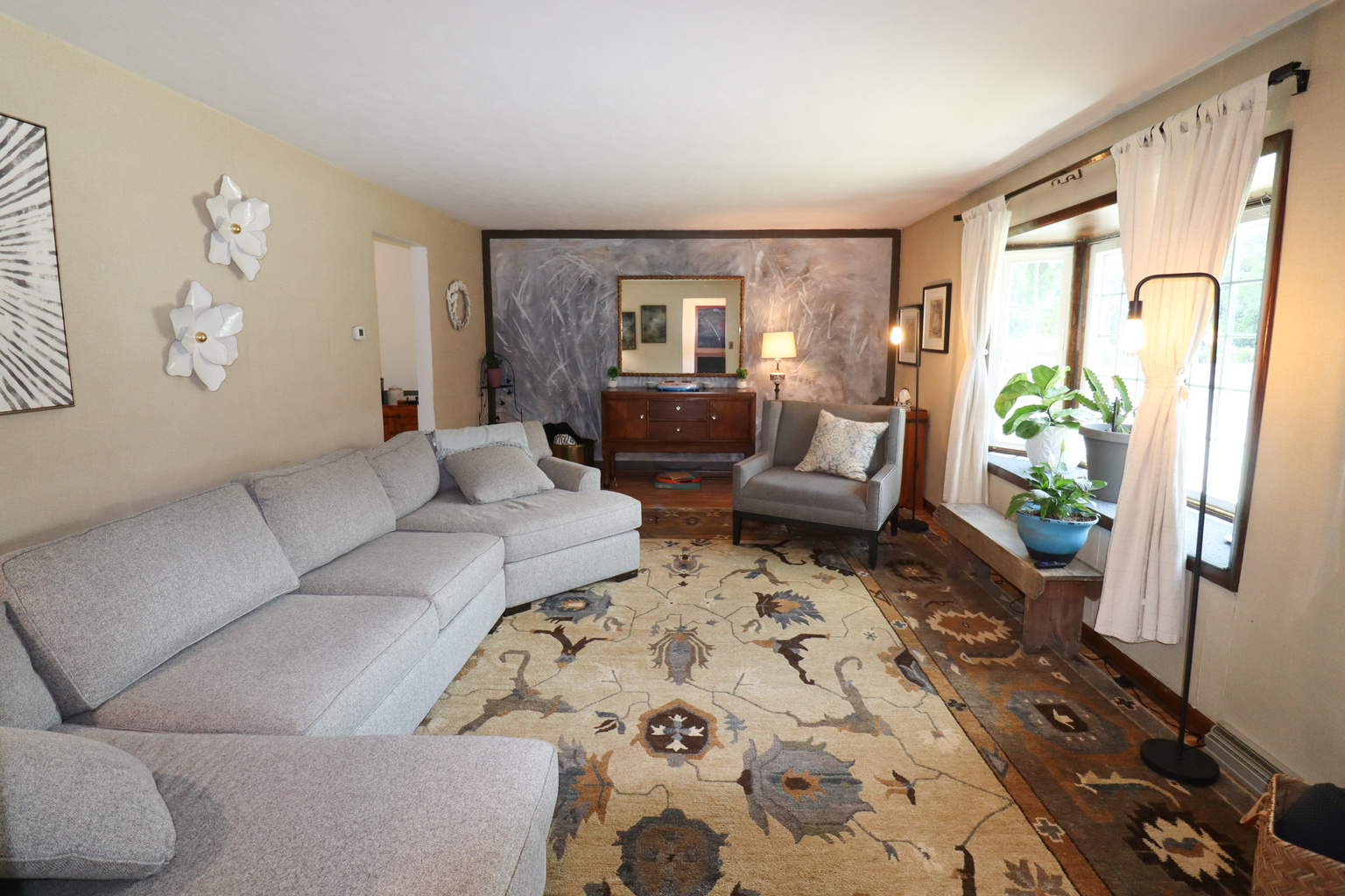 A spacious comfortable gathering place for movie nights, games, and quality time together