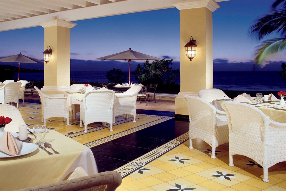 Outdoor Dining at Pueblo Bonito Emerald Bay, Vacation Travel Exclusives
