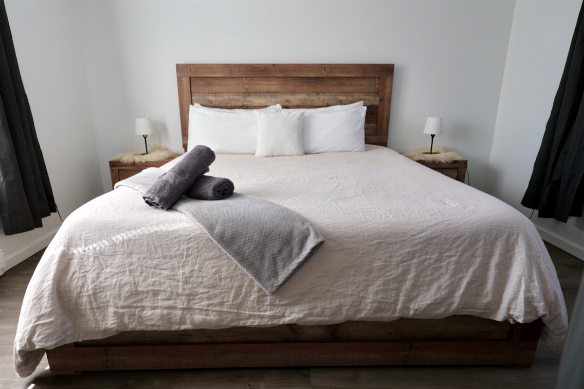 Easy living with a main floor king bedroom