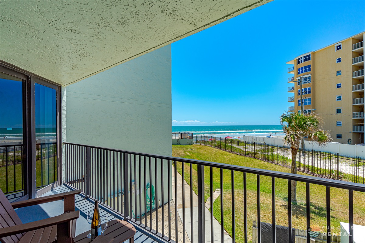 Ocean View from the Balcony!