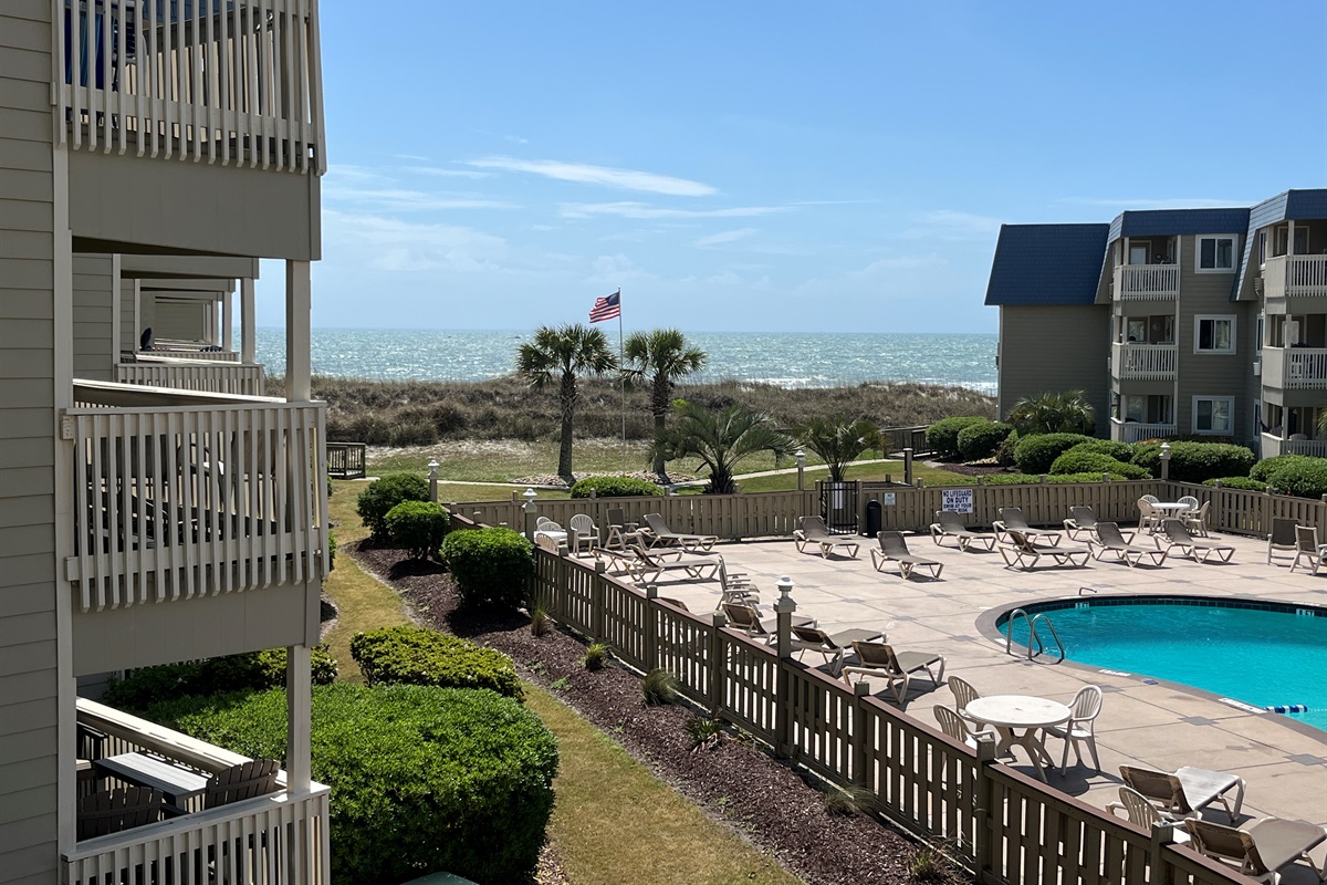 Ocean View from Balcony