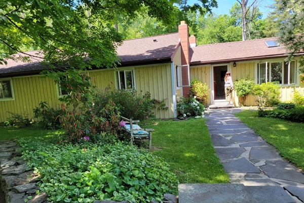 Walkway to house front/entrance.