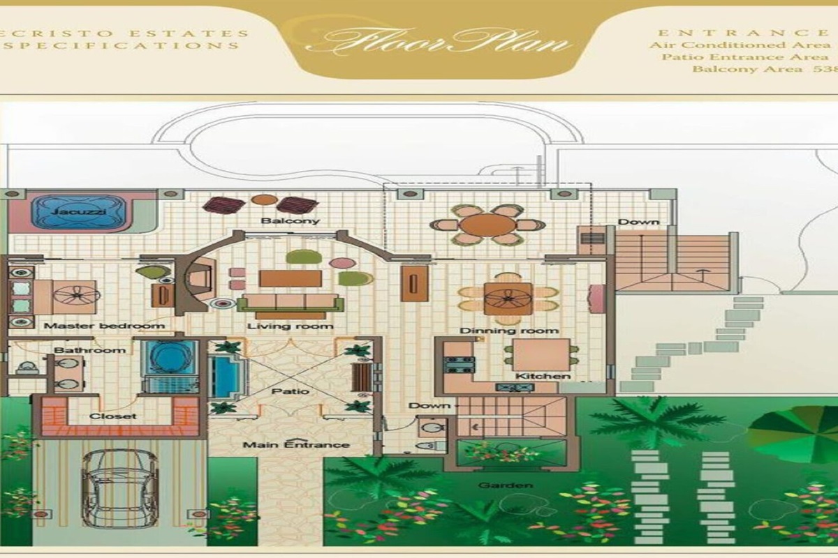 Floorplan at Montecristo, Vacation Travel Exclusives