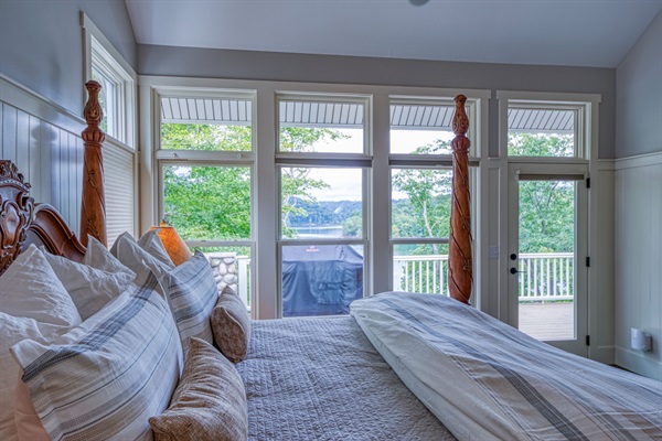 Great Lake Views From Primary Bedroom
