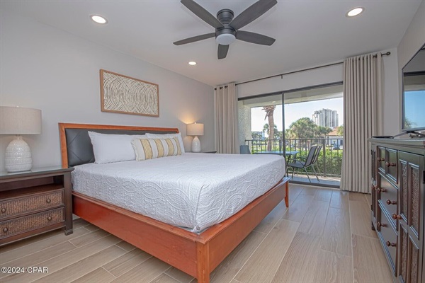 Main bedroom with king