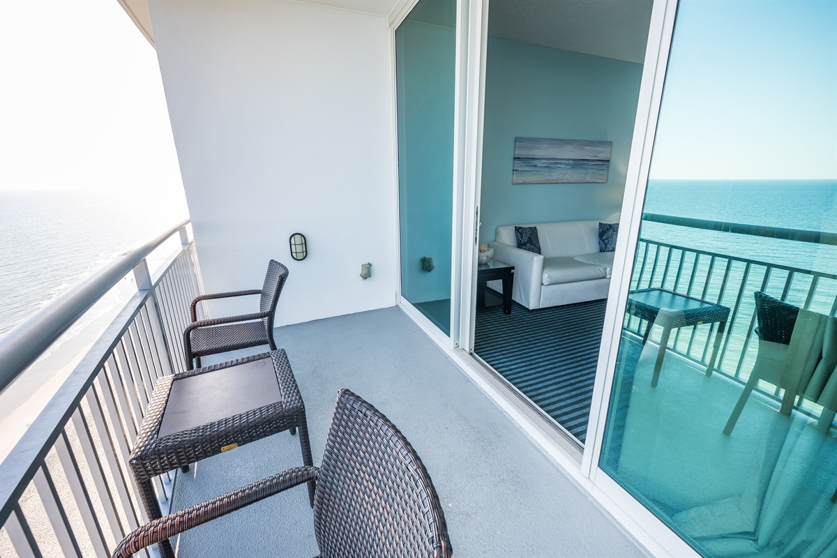 Amazing View from the Balcony!