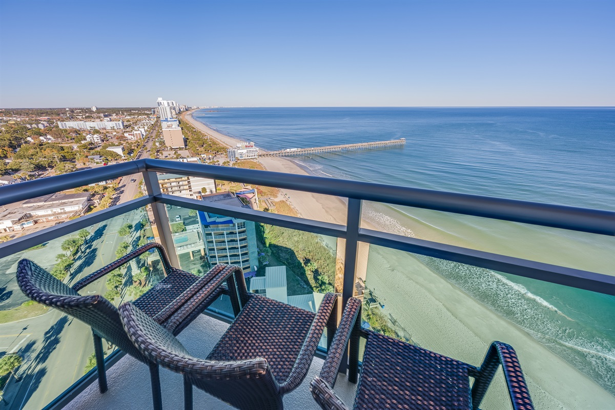 Breathtaking Views from Balcony!