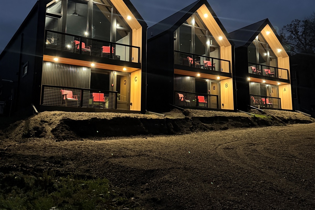 Parking Side of Cabins