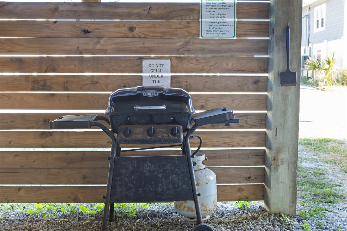 Propane Grill for enjoying meals