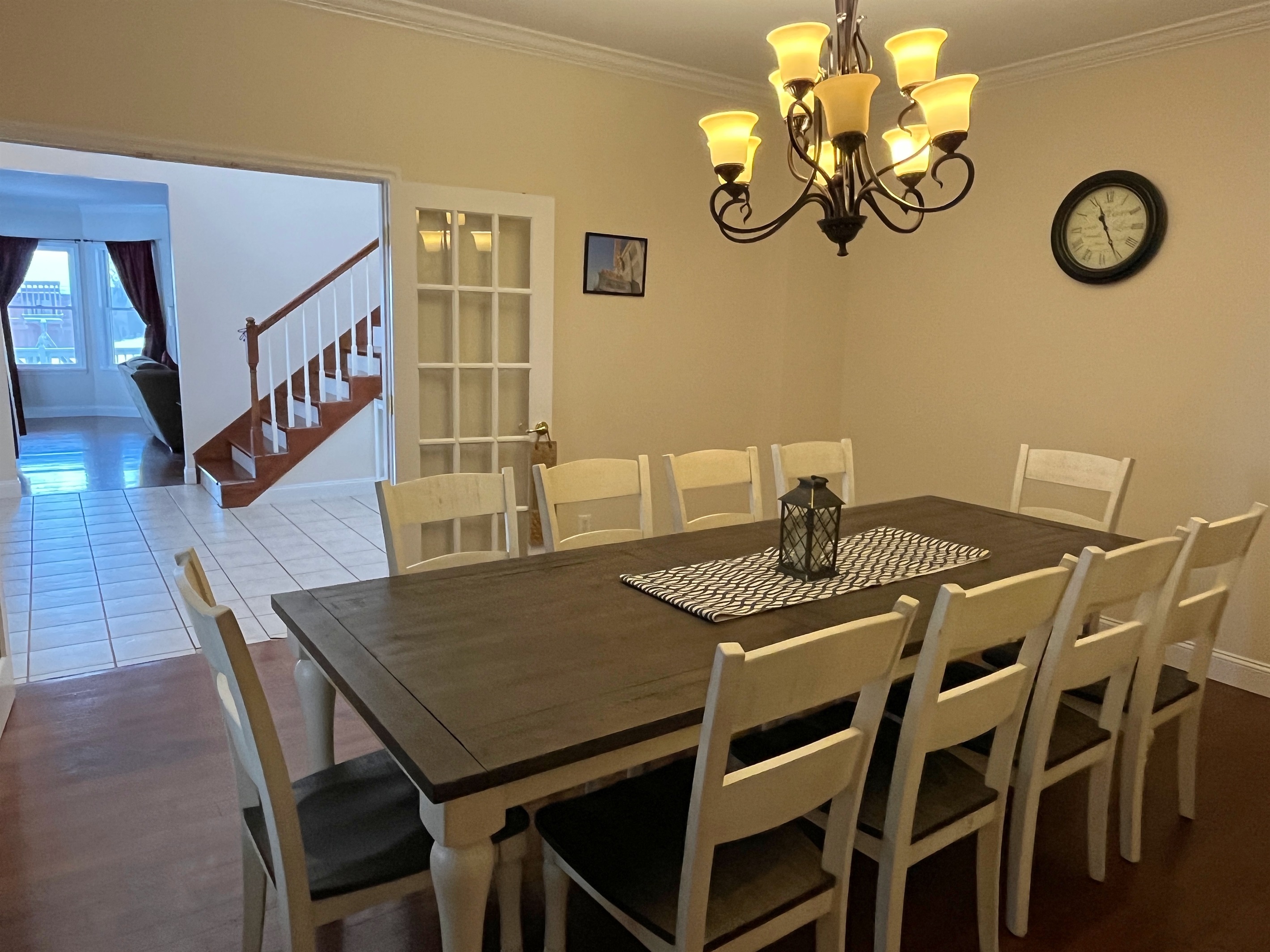 Formal dining room just off main entry