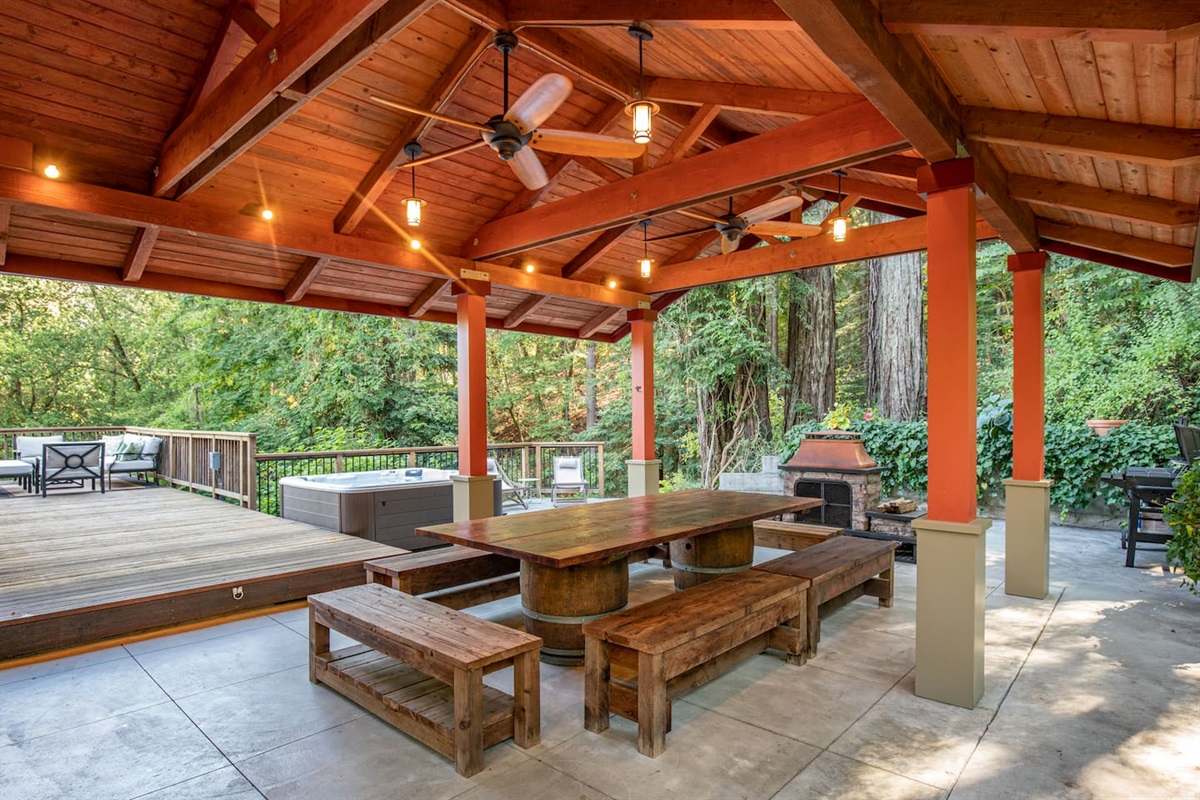 Elevate your dining experience with our charming outdoor seating!