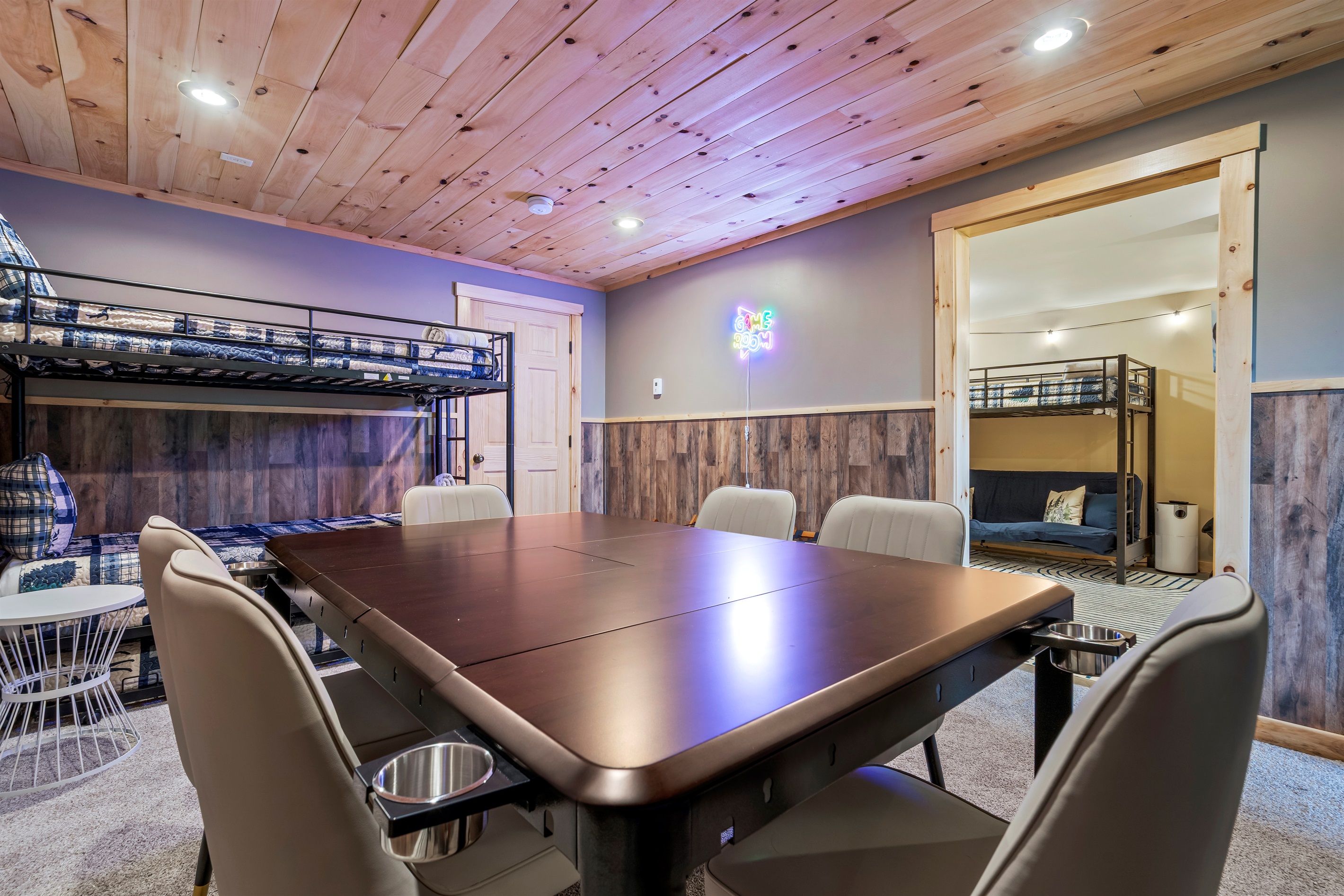 A cozy corner for card games, puzzles, and screen-free fun.
