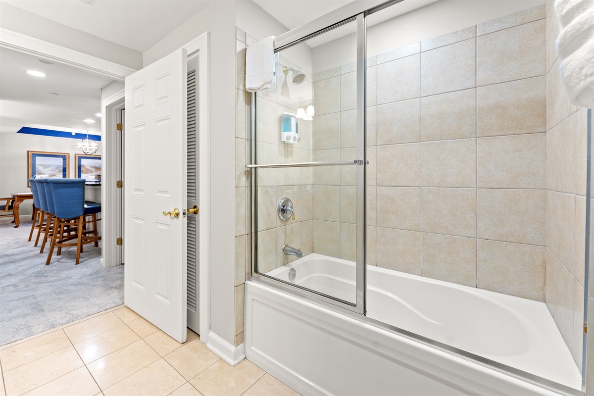 3 Bathroom with a tub/shower combo