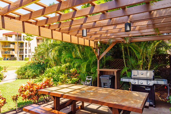 one of the BBQ areas