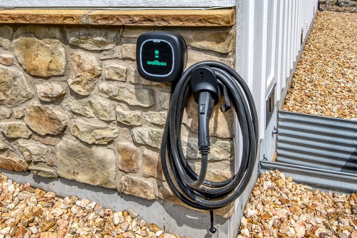 Have an electric vehicle? This lodge has its own charging station.