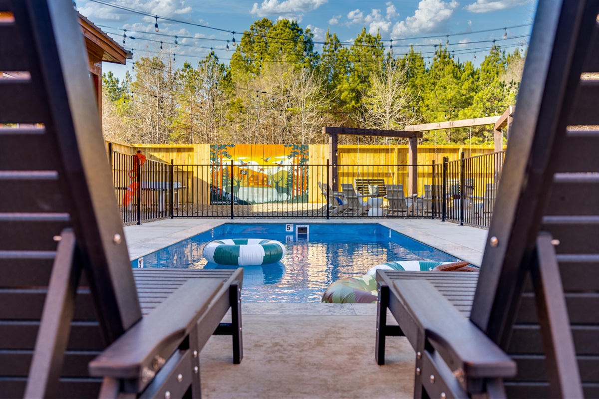 Relax while the kids enjoy the pool