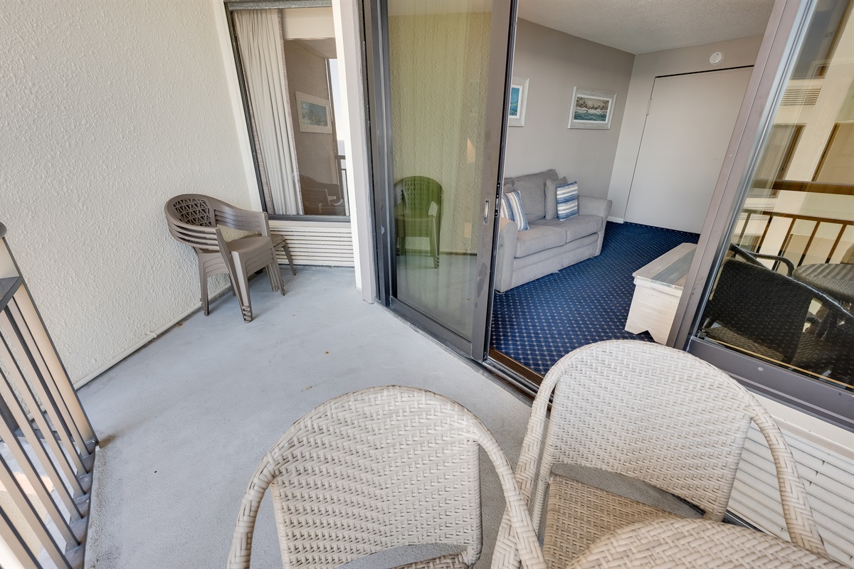 Amazing View from the Balcony!