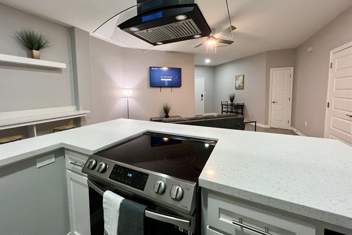 Open Concept at Kitchen