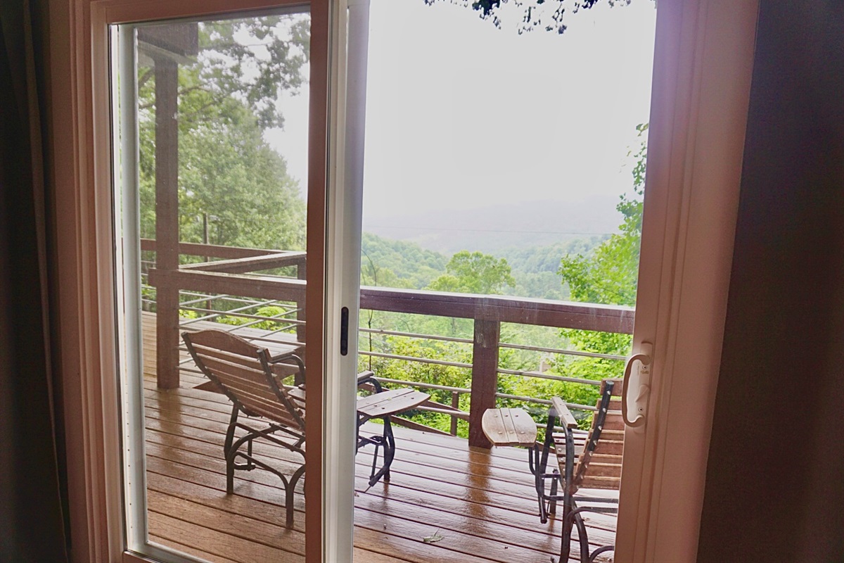 Balcony bliss. Step onto your private balcony and enjoy stunning mountain views.