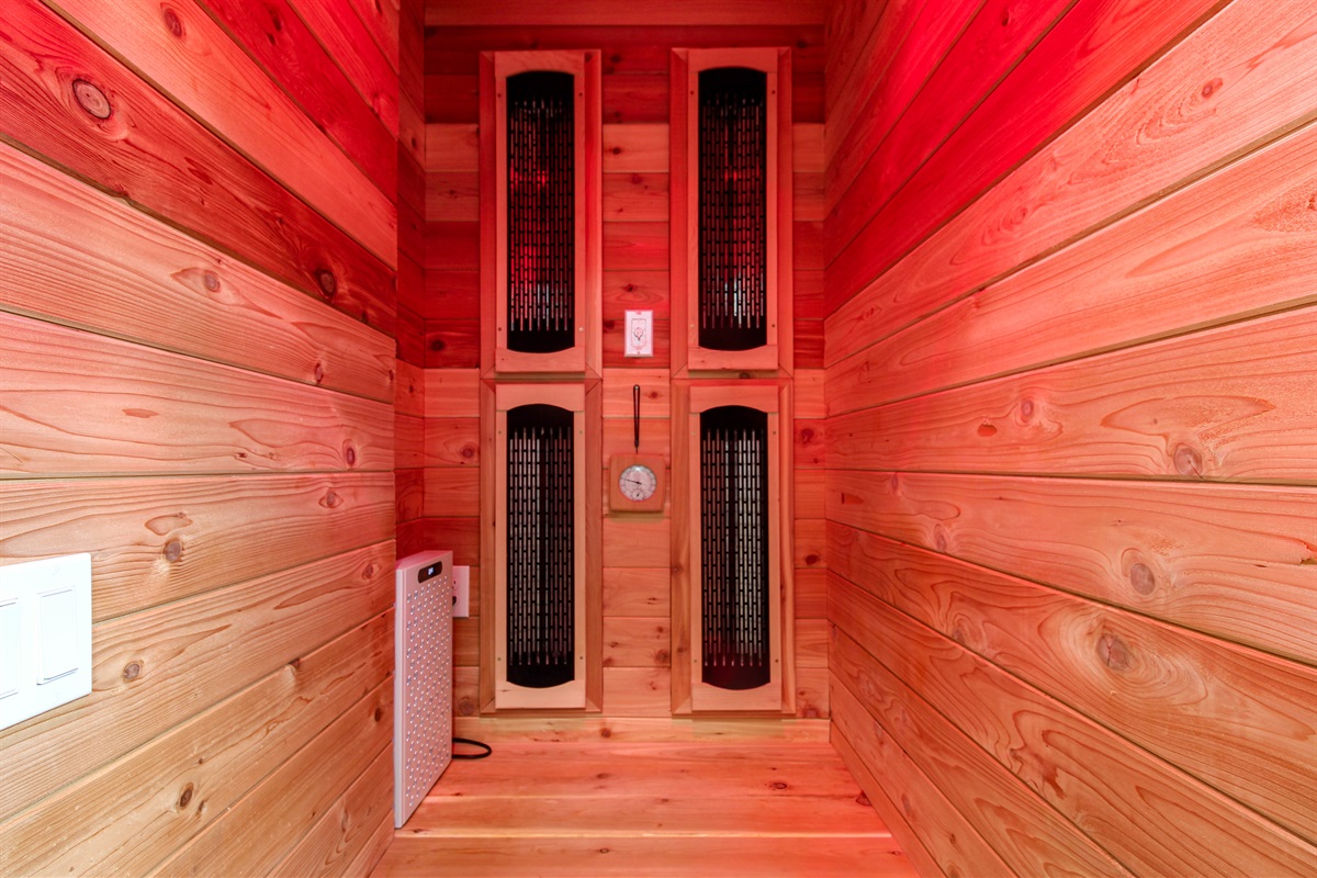 Decompress In Our Private Sauna!