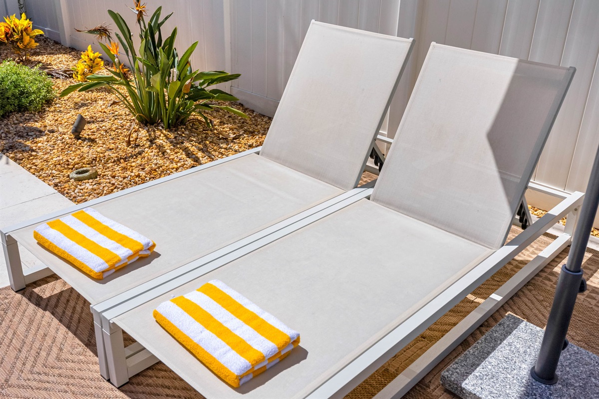 This outdoor setup is ready for pool parties, grill nights, and lazy days in the sun.