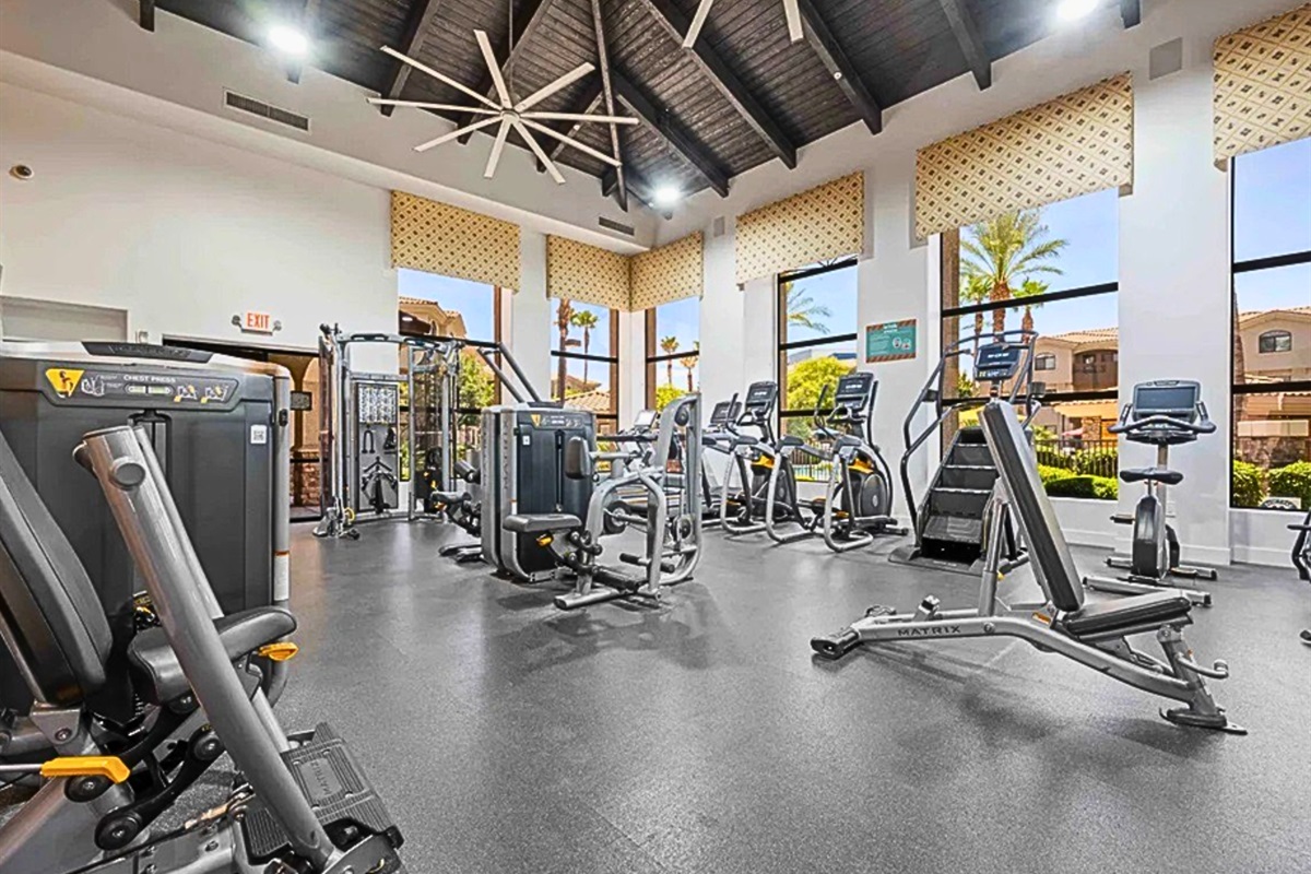 Fully equipped gym