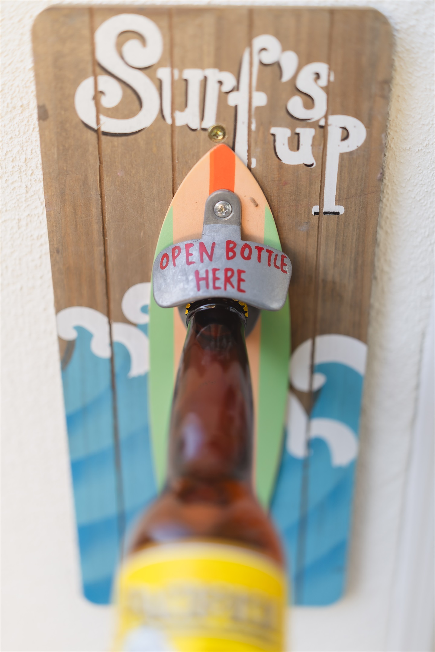 We picked up this little gem in Old Town San Diego, and it’s been popping bottles and spreading cheer ever since. A tiny touch of vacation magic.