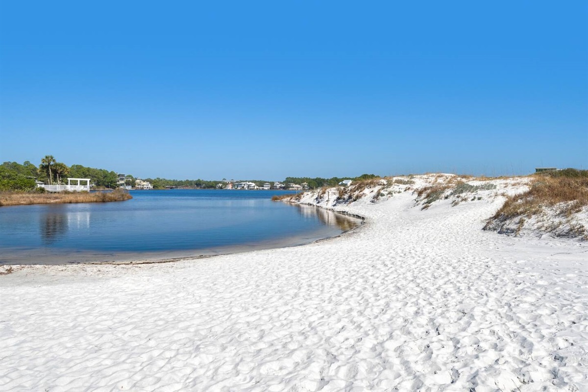 Beach access at the end of San Roy Road! 