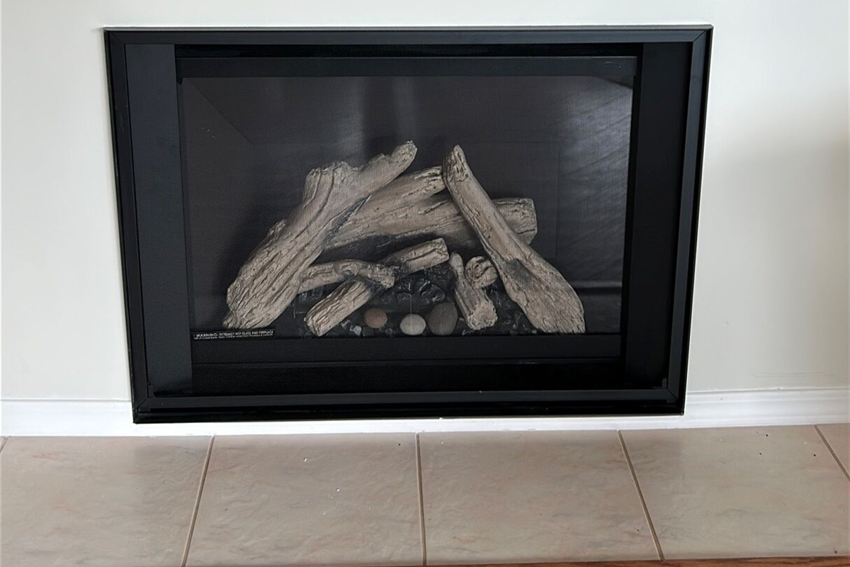 New gas fireplace