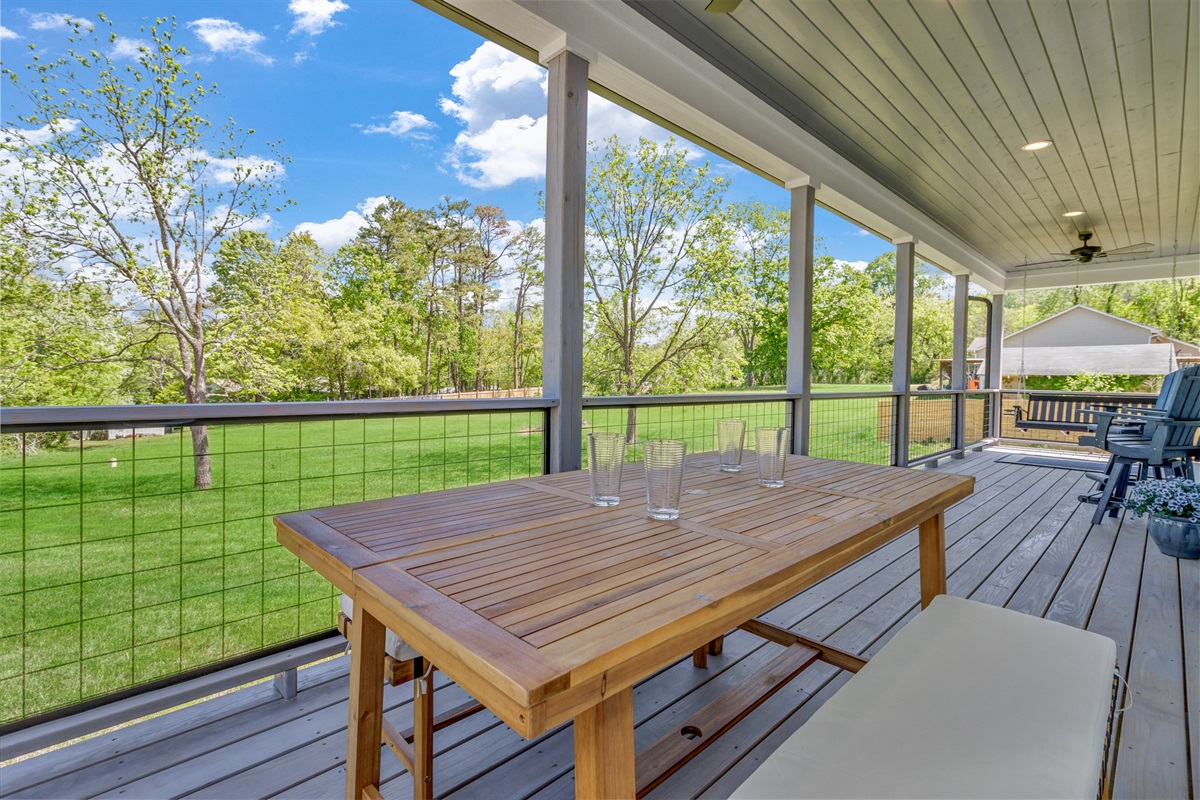 Back Porch Dining