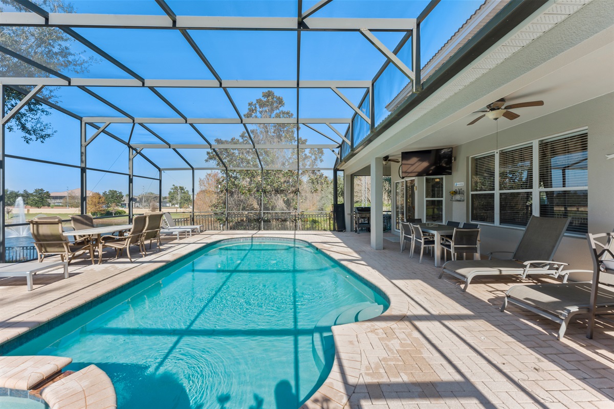 Private Pool & Spa w/ Extended Pool Deck