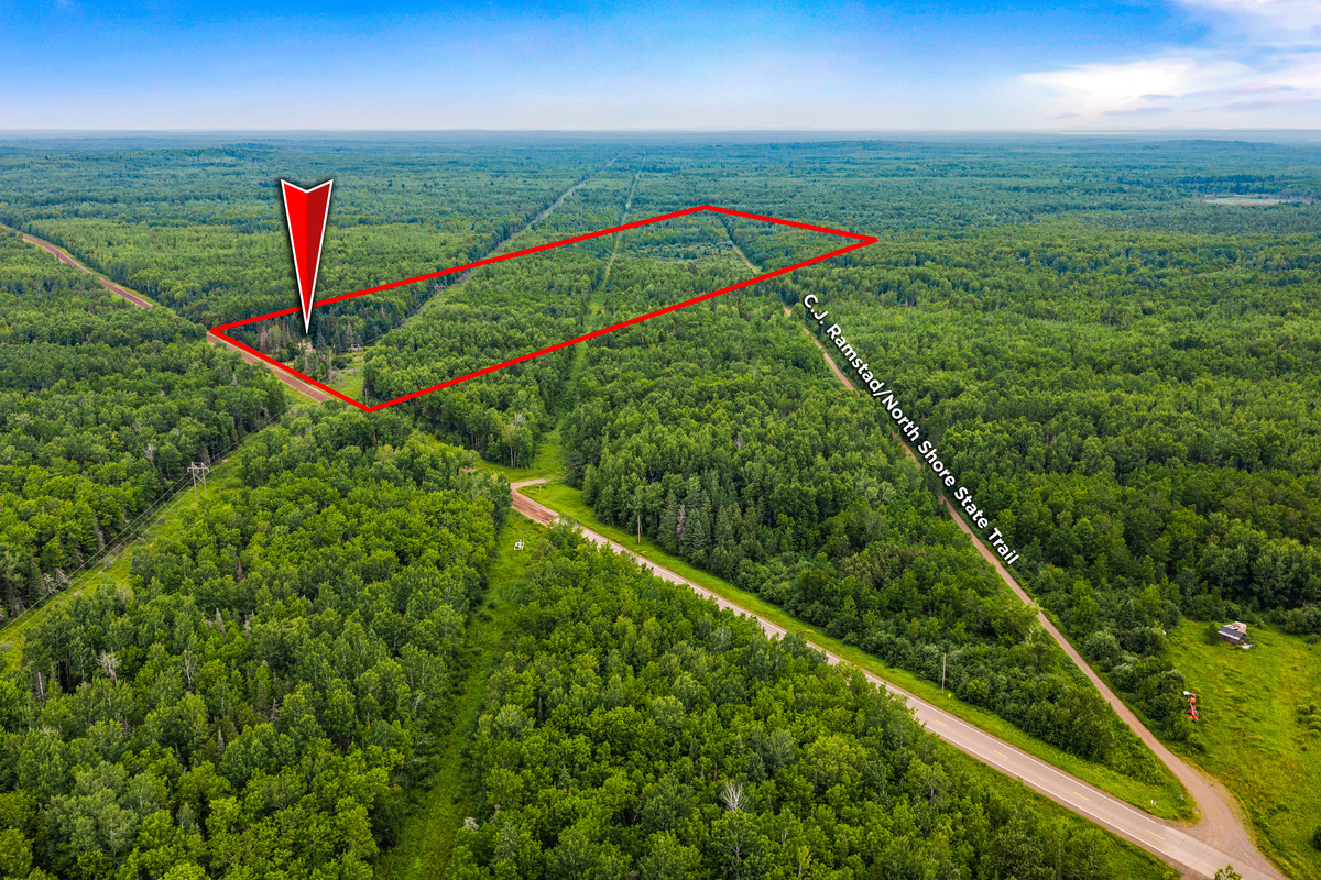 Take a left out of the driveway to meet up with the NorthShore State Trail