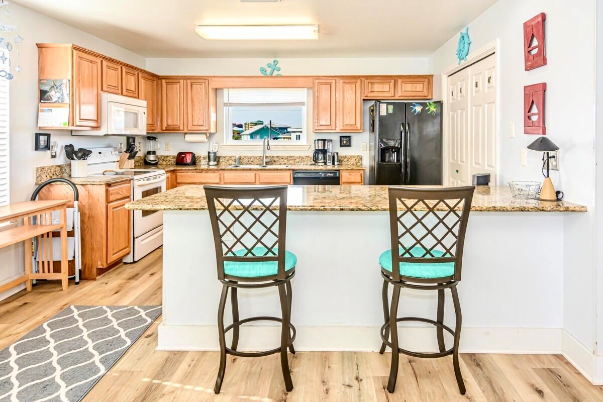 Everything you need to prepare meals is here