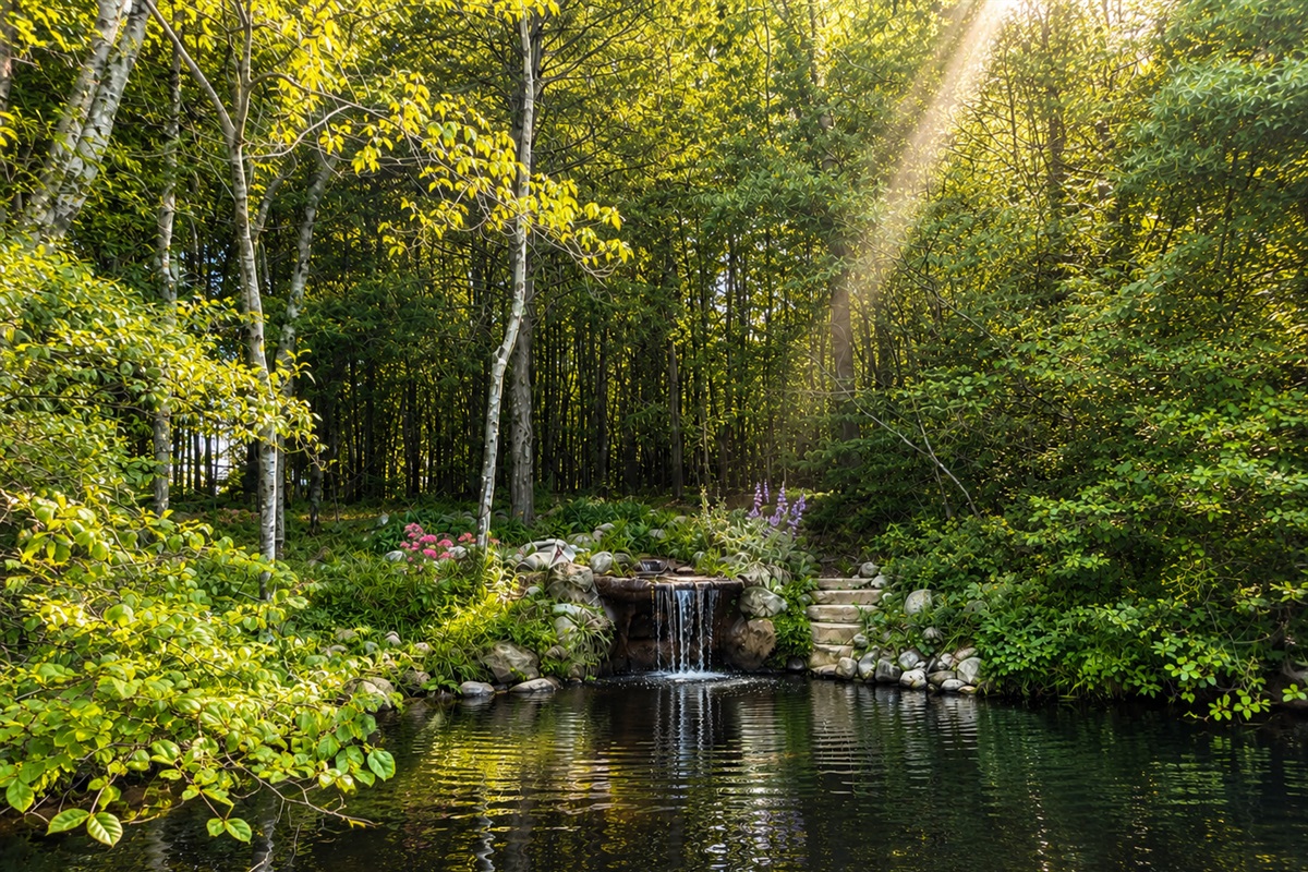 Lake Waterfall