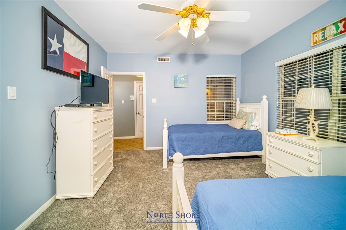 HDTV in Guest Bedroom