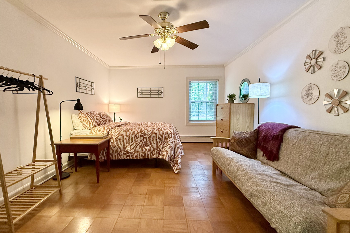 A spacious layout perfect for friends or family who want to spend time together while still enjoying their own private space